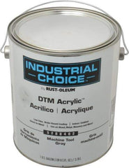 Rust-Oleum - 1 Gal Machine Tool Gray Semi Gloss Finish Acrylic Enamel Paint - Interior/Exterior, Direct to Metal, <250 gL VOC Compliance - Benchmark Tooling