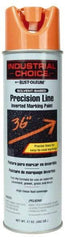 Rust-Oleum - 17 fl oz Orange Marking Paint - 600' to 700' Coverage at 1" Wide, Solvent-Based Formula - Benchmark Tooling