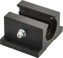 L.M76 - 0.5005" Inside Diam, Open Single Pillow Block Linear Bearing - 2" Overall Width - Benchmark Tooling