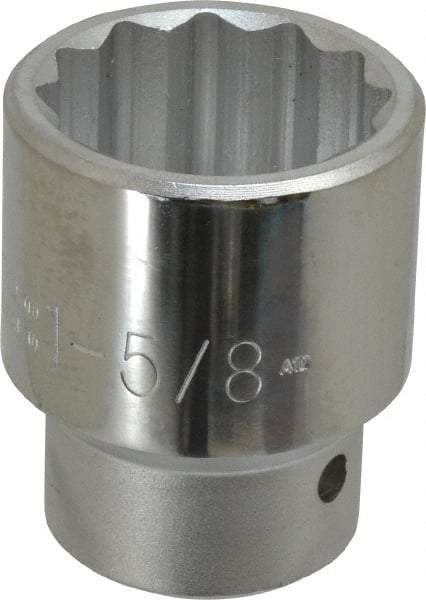 Proto - 1-5/8", 1" Drive, Standard Hand Socket - 12 Points, 3-1/4" OAL - Benchmark Tooling