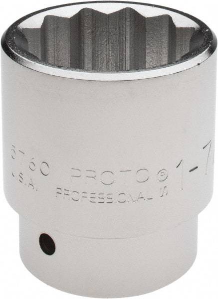 Proto - 1-7/8", 1" Drive, Standard Hand Socket - 12 Points, 3-5/16" OAL - Benchmark Tooling