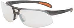 Uvex - SCT-Reflect 50 Lenses, Framed Safety Glasses - Scratch Resistant, Sandstone Polycarbonate Frame, Size Universal, Wrap Around - Benchmark Tooling