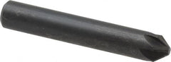 Keo - 1/4" Head Diam, 1/4" Shank Diam, 6 Flute 82° High Speed Steel Countersink - Benchmark Tooling