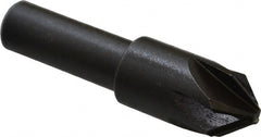 Keo - 1/2" Head Diam, 3/8" Shank Diam, 6 Flute 82° High Speed Steel Countersink - Benchmark Tooling