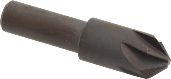Keo - 1/2" Head Diam, 3/8" Shank Diam, 6 Flute 90° High Speed Steel Countersink - Benchmark Tooling