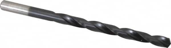 Chicago-Latrobe - Letter D 135° High Speed Steel Jobber Drill - TiAlN Finish, Right Hand Cut, Spiral Flute, Straight Shank, 4" OAL, Split Point - Benchmark Tooling