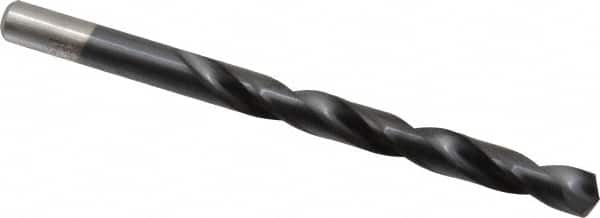 Chicago-Latrobe - Letter S 135° High Speed Steel Jobber Drill - TiAlN Finish, Right Hand Cut, Spiral Flute, Straight Shank, 4-7/8" OAL, Split Point - Benchmark Tooling