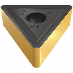 Iscar - TNMG332 VL Grade IC907 Carbide Turning Insert - TiAlN Finish, 60° Triangle, 3/8" Inscr Circle, 3/16" Thick, 1/32" Corner Radius - Benchmark Tooling