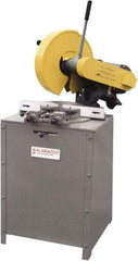 Kalamazoo - 14" Blade Diam, 1" Arbor Hole, Miter Chop & Cutoff Saw - 1,300 RPM, 5 hp, 220/440 Volts, 3 Phase - Benchmark Tooling