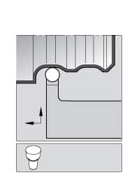 Kennametal - TRHO, Right Hand Cut, 1" Shank Height x 1" Shank Width, Neutral Rake Indexable Turning Toolholder - 6" OAL, RC..152 Insert Compatibility, Series K-Lock - Benchmark Tooling