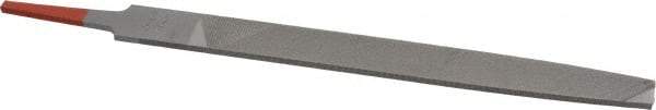 Simonds File - 8" Long, Second Cut, Flat American-Pattern File - Double Cut, Tang - Benchmark Tooling