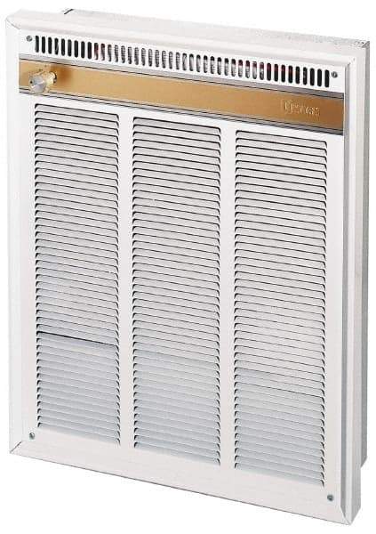 Marley - 277, 240 Volt, 4,000, 3,000 Watt, 100 CFM, 13,650 Max BTU, Commercial Wall Heater - 14-5/16 Wide x 3-7/8 Deep x 18-1/4 High - Benchmark Tooling