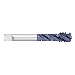 Titan USA - Spiral Flute Taps; Thread Size (mm): M10x1.50 ; Chamfer: Semi-Bottoming ; Class of Fit: 6H ; Thread Limit: D6 ; Number of Flutes: 3 ; Material: Powdered Metal - Exact Industrial Supply