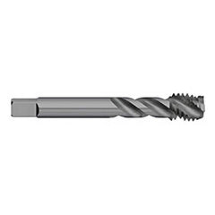 Titan USA - Spiral Flute Taps; Thread Size (mm): M16x2.00 ; Chamfer: Semi-Bottoming ; Class of Fit: 6H ; Thread Limit: D3 ; Number of Flutes: 4 ; Material: Powdered Metal - Exact Industrial Supply