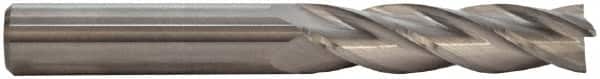 M.A. Ford - 1/4", 4 Flute, Solid Carbide, 0.09" Corner Radius End Mill - 3" OAL, 1-1/4" LOC - Benchmark Tooling