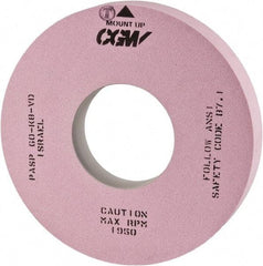 Camel Grinding Wheels - 16" Diam x 5" Hole x 1-1/2" Wide Centerless & Cylindrical Grinding Wheel - 60 Grit, Aluminum Oxide, Type 1, Vitrified Bond, No Recess - Benchmark Tooling