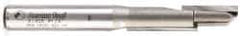 Amana Tool - 1/2" Diam, 1/2" Shank Diam, 2" Length of Cut, 2 Flute Straight Plunge Router Bit - 4-1/4" Overall Length, Carbide Tipped - Benchmark Tooling