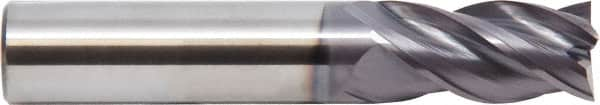 M.A. Ford - 1", 4 Flute, Solid Carbide, 0.06" Corner Radius End Mill - 4" OAL, 1-1/2" LOC - Benchmark Tooling