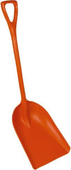 Remco - 17-1/8" High Square Plastic Shovel - 27" Long D-Grip Handle - Benchmark Tooling