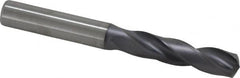 Kennametal - 9.6012mm 140° Spiral Flute Solid Carbide Screw Machine Drill Bit - Benchmark Tooling