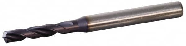 Kennametal - 0.3228" 140° Spiral Flute Solid Carbide Screw Machine Drill Bit - Benchmark Tooling