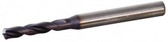 Kennametal - 0.3268" 140° Spiral Flute Solid Carbide Screw Machine Drill Bit - Right Hand Cut, 47mm Flute Length, 89mm OAL, Standard Point, Straight Shank, Through Coolant - Benchmark Tooling