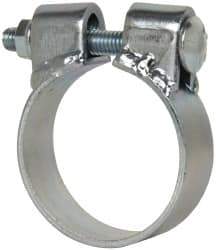 Made in USA - 2.67" ID, Steel Zinc Plated BCE Band Style Clamp - 0.12" Thick, 2-1/2" Hose - Benchmark Tooling