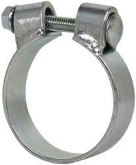 Made in USA - 2.92" ID, Steel Zinc Plated BCE Band Style Clamp - 0.12" Thick, 2-3/4" Hose - Benchmark Tooling