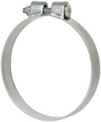 Made in USA - 6.17" ID, Steel Zinc Plated BCE Band Style Clamp - 0.12" Thick, 6" Hose - Benchmark Tooling