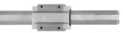 Igus - 1,000mm OAL x 15mm Overall Width x Self Lubricated Linear Guide Systems - 40mm Between Holes - Benchmark Tooling