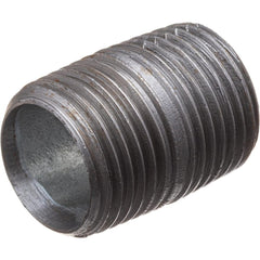 Galvanized Pipe Nipples & Pipe; Pipe Size: 2.0000 in; Thread Style: Fully Threaded; Schedule: 40; Material: Steel; Length (Inch): 2.00; Construction: Welded; Maximum Working Pressure: 300.000; Lead Free: Yes; Standards: ASTM ™A733; NSF 372; ASTM A53; Mini