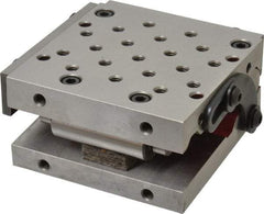 Suburban Tool - 4" Long x 4" Wide x 2" High, Precision Steel Sine Plate - Square to within 0.0002", 0.0002" Tolerance, 3/8-16 Hole - Benchmark Tooling