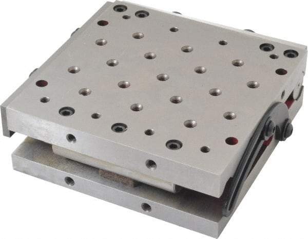 Suburban Tool - 6" Long x 6" Wide x 2" High, Precision Steel Sine Plate - Square to within 0.0002", 0.0002" Tolerance, 1/4-20 Hole - Benchmark Tooling