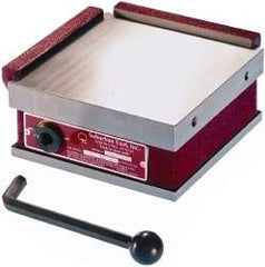 Suburban Tool - Standard Pole Square Permanent Magnetic Block Chuck - 12" Long x 12" Wide x 2-5/8" High, Ceramic - Benchmark Tooling