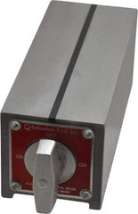 Suburban Tool - Standard Pole Rectangular Permanent Magnetic Block Chuck - 5" Long x 2" Wide x 2" High, Alnico - Benchmark Tooling