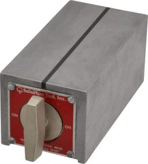 Suburban Tool - Standard Pole Rectangular Permanent Magnetic Block Chuck - 5-1/2" Long x 2-3/4" Wide x 2-1/2" High, Alnico - Benchmark Tooling