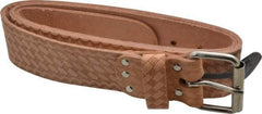 CLC - 29 to 46" Waist Tool Belt - 2" Wide, Natural (Color), Leather - Benchmark Tooling