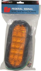 Federal Signal Emergency - Class I Joules, 71 Quad FPM, Grommet Mount Emergency LED Lighting Assembly - Powered by 12 to 24 Volts, Amber - Benchmark Tooling