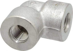 Value Collection - 1/4" Grade 304/304L Stainless Steel Pipe 90° Elbow - FNPT x FNPT End Connections, 3,000 psi - Benchmark Tooling