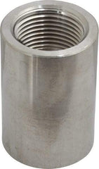 Merit Brass - 3/4" Grade 304/304L Stainless Steel Pipe Coupling - FNPT x FNPT End Connections, 3,000 psi - Benchmark Tooling