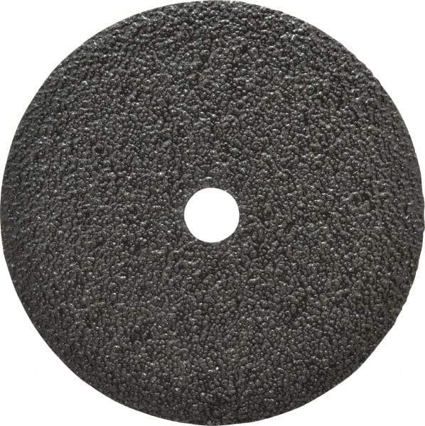 3M - 7" Diam 7/8" Hole 24 Grit Fiber Disc - Very Coarse Grade, Zirconia Alumina, 8,600 Max RPM, Series 501C - Benchmark Tooling