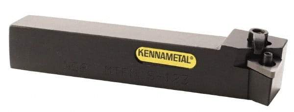 Kennametal - MTFN, Right Hand Cut, 0° Lead Angle, 1" Shank Height x 1" Shank Width, Negative Rake Indexable Turning Toolholder - 6" OAL, TN..43. Insert Compatibility, Series Kenloc - Benchmark Tooling