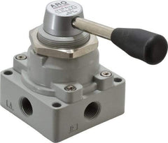 ARO/Ingersoll-Rand - 3/8" NPT Manual Mechanical Valve - 4-Way, 3 Position, Lever/Manual & 2 CV Rate - Benchmark Tooling