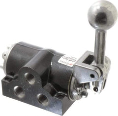 ARO/Ingersoll-Rand - 3/8" NPT Manual Mechanical Valve - 4-Way, 3 Position, Spring Return, 2.3 CV Rate - Benchmark Tooling