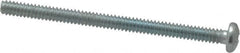 Value Collection - #6-32 UNC, 2" Length Under Head Phillips Drive Machine Screw - Pan Head, Grade 2 Steel, Zinc-Plated Finish, Without Washer - Benchmark Tooling