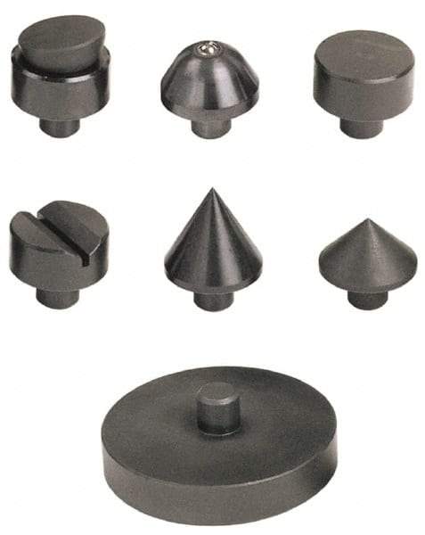 Value Collection - 1" Diam Screw Jack Pad - For SPI Support Screw Jacks - Benchmark Tooling