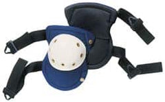 CLC - Size Universal, Buckle Straps, Hard Protective Cap, Knee Pad - Foam Padding, Blue, 2 Straps, Polyester Cover - Benchmark Tooling