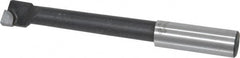 Interstate - 9/16" Min Bore Diam, 3" Max Bore Depth, 1/2 Shank Diam, Boring Bar - Right Hand Cut, Carbide-Tipped, Bright Finish - Exact Industrial Supply