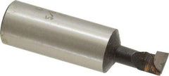 Interstate - 5/16" Min Bore Diam, 3/4" Max Bore Depth, 5/8 Shank Diam, Boring Bar - Right Hand Cut, Carbide-Tipped, Bright Finish - Exact Industrial Supply