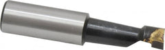 Interstate - 9/16" Min Bore Diam, 1-1/2" Max Bore Depth, 5/8 Shank Diam, Boring Bar - Right Hand Cut, Carbide-Tipped, Bright Finish - Exact Industrial Supply